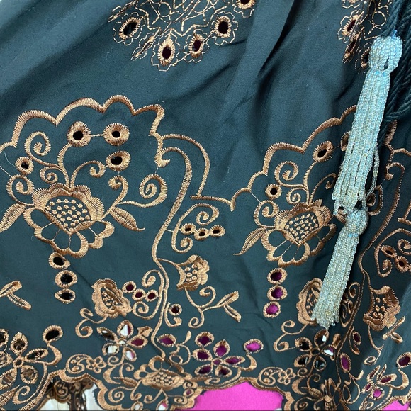 Eyelet Embroidered Off Shoulder Top - Picture 4 of 9